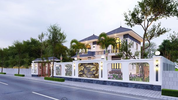 THIẾT KẾ BIỆT THỰ HOÀI ĐỨC 100M2