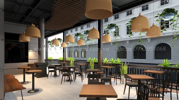 Nổi bật giữa phố Tô Hiệu với mẫu thiết kế quán cafe The Cafe In