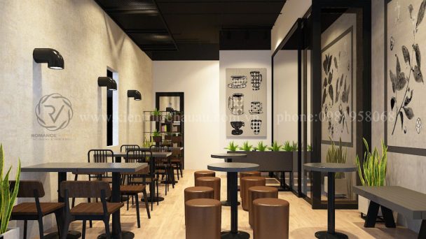 Ý tưởng độc đáo thiết kế quán café nhỏ mà đẹp hút khách